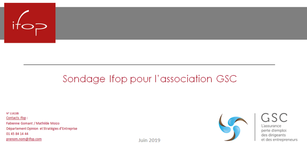 Etude IFOP pour l'association GSC